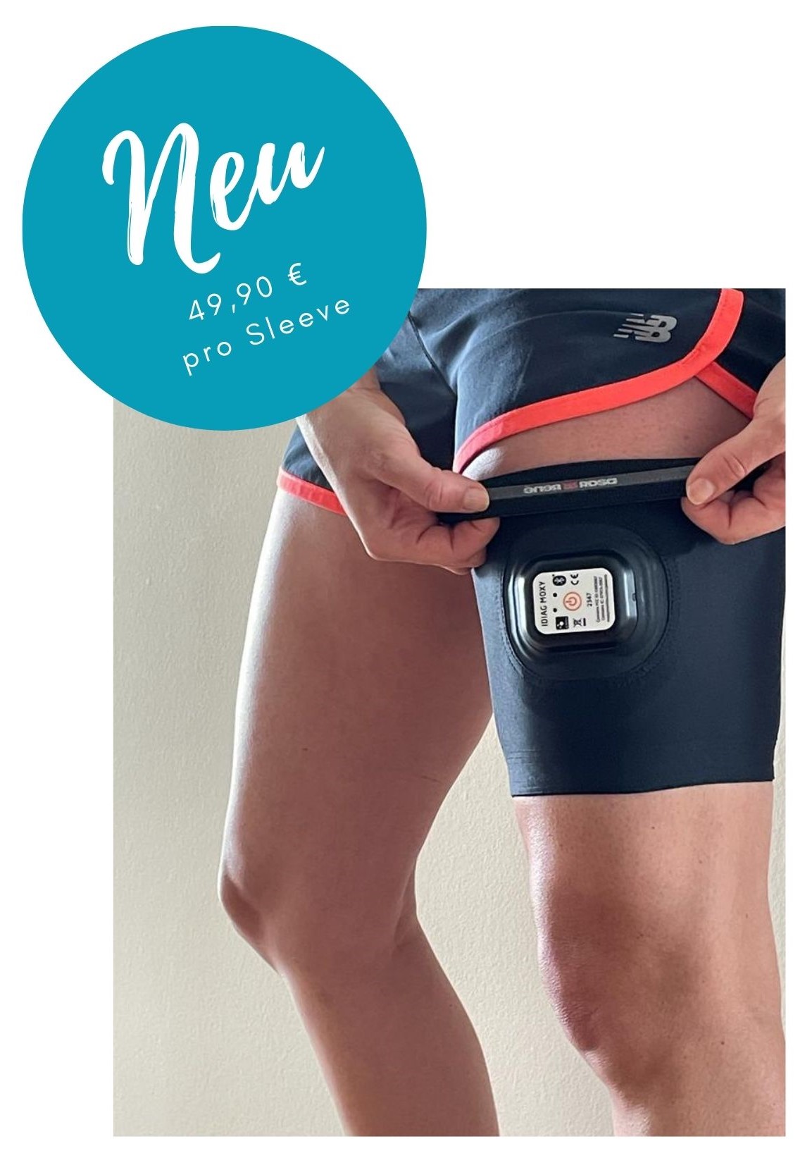 IDIAG Moxy Monitor Sleeve Running Cycling Triathlon Training Muscle Oxygen